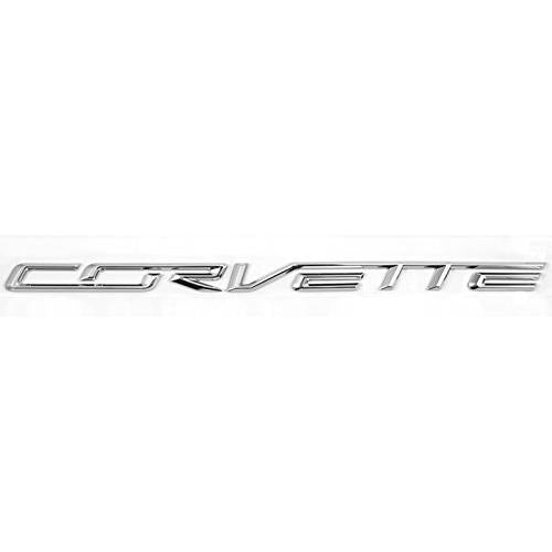C7 Corvette Chrome Rear Trunk Bumper Emblem-SR1 Performance
