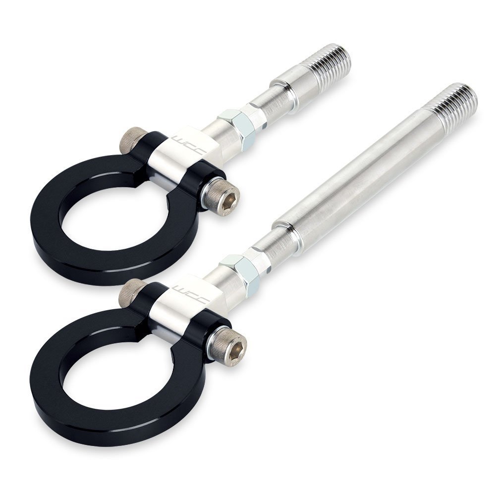 Front and Rear WCC Tow Hooks - Anodized Red - C7 & C8 Corvette-SR1 Performance