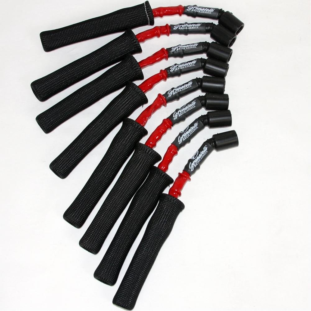 Granatelli Motorsports Spark Plug Wires Set - 8mm Red/Black : LS1,LS6, LT1-SR1 Performance