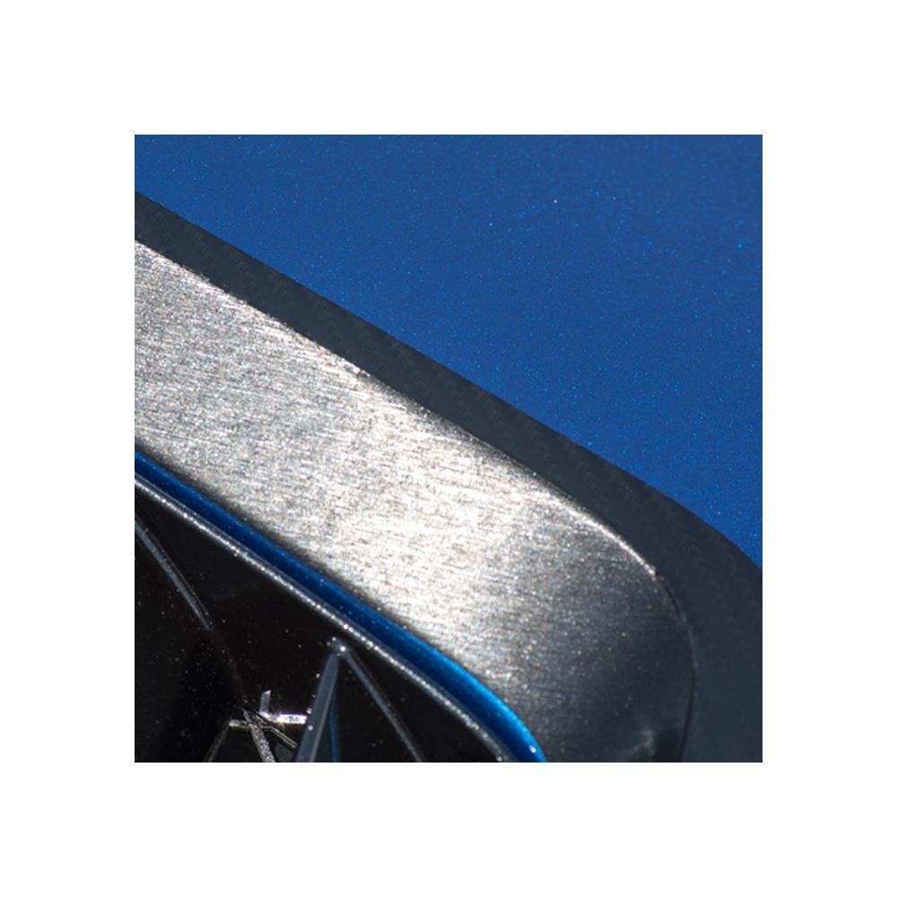 C7 Corvette Stingray Hood Vent Graphic Black Carbon Fiber w/ Brushed Black Trim-SR1 Performance