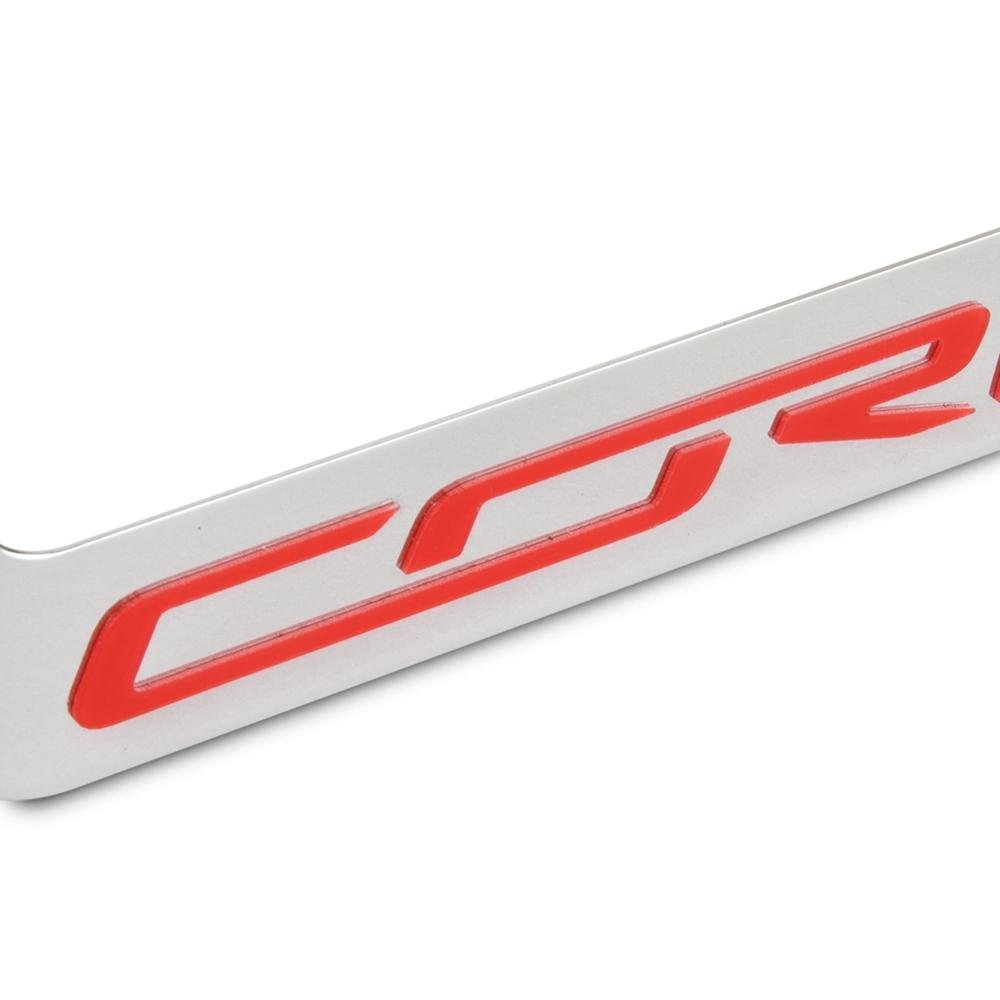 C7 Corvette Script License Plate Frame-SR1 Performance