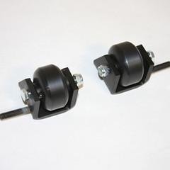 C7 Corvette Front Skid Plate Wheels, 2014, 2015, 2016, 2017-SR1 Performance