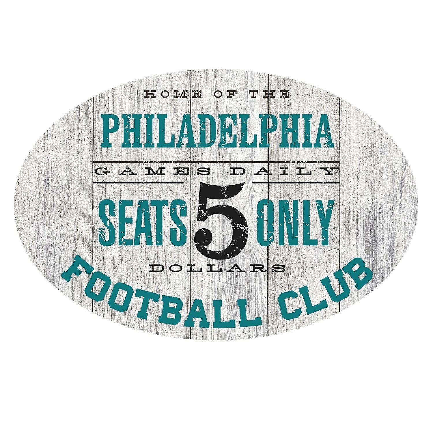 Home of the Denver Football Club Metal Sign Blue/Orange - Oval 12" x 8"-SR1 Performance
