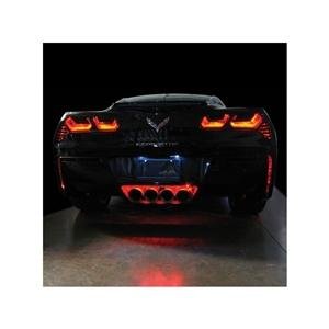 Corvette Rear Fascia/Exhaust LED Lighting Kit - RGB Bluetooth : C7 Stingray, Z51-SR1 Performance
