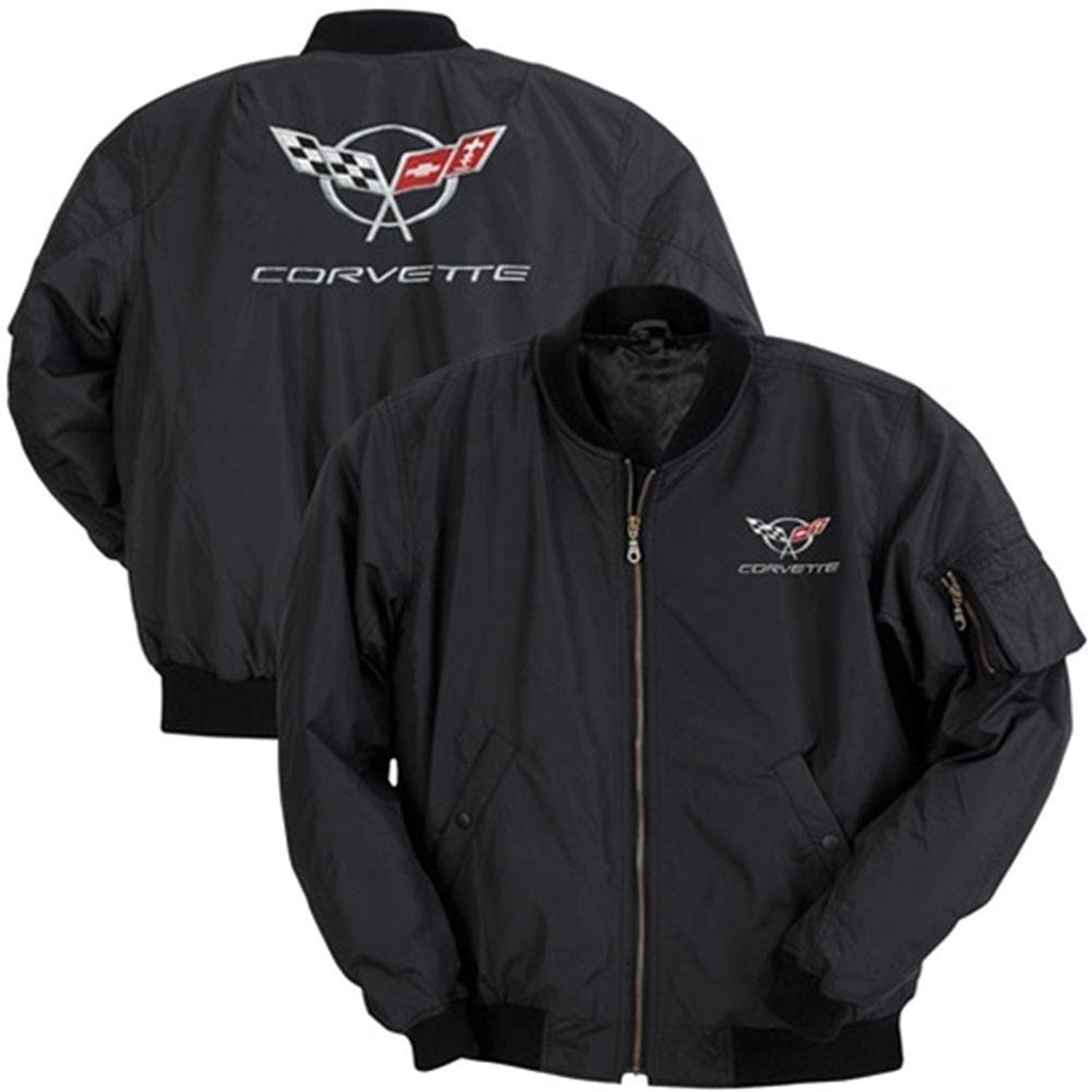 Corvette Jacket - Aviator Jacket with C5 Logo : 1997-2004-SR1 Performance