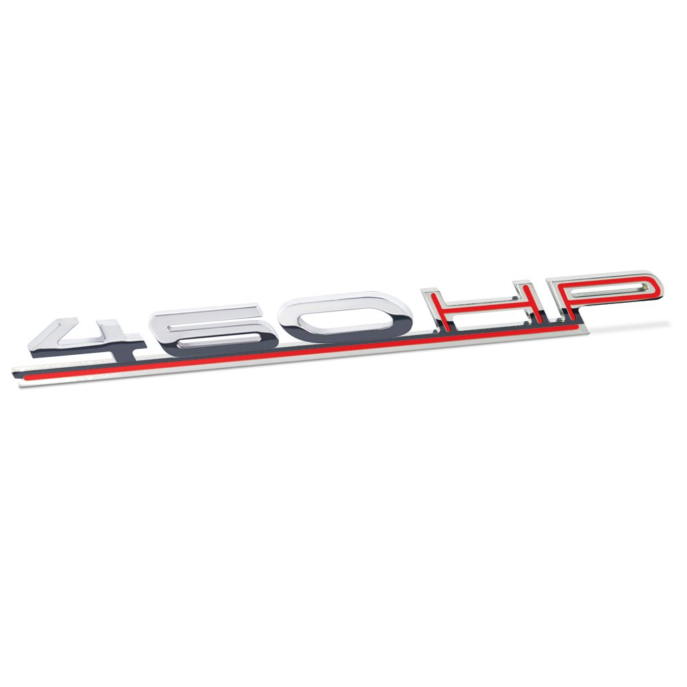 C7 Corvette Horsepower (HP) Billet Chrome Badge (460HP)-SR1 Performance