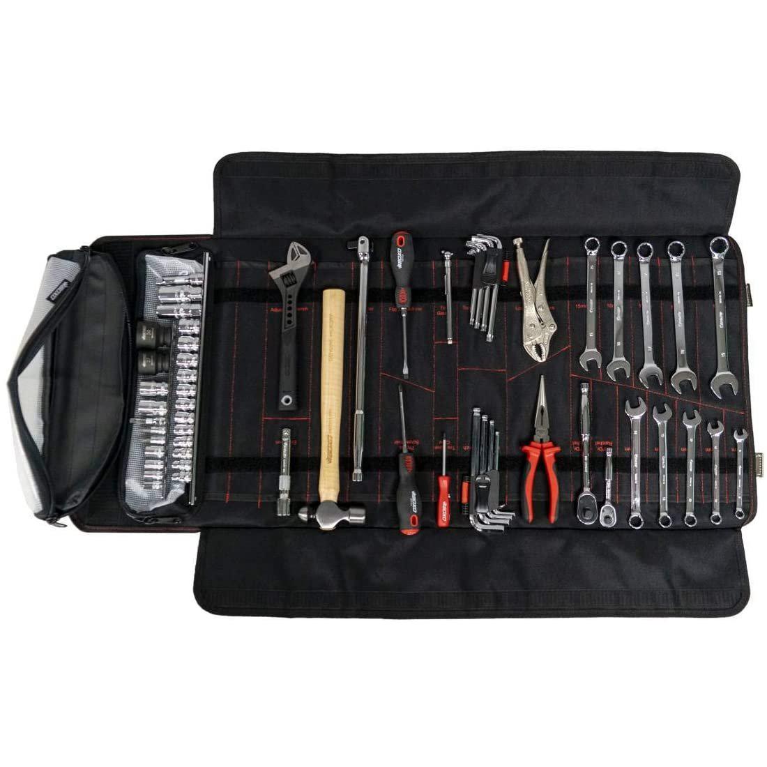 BOXO USA Heavy Duty 66 Piece Universal Tool Roll for Side by Side Vehicles PA915-SR1 Performance