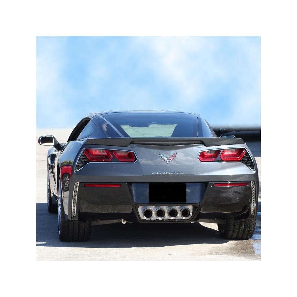 2014-2017 C7/Z51 Stingray and Z06 Corvette - Exhaust Filler Panel Polished NPP VERSION Exhaust-SR1 Performance