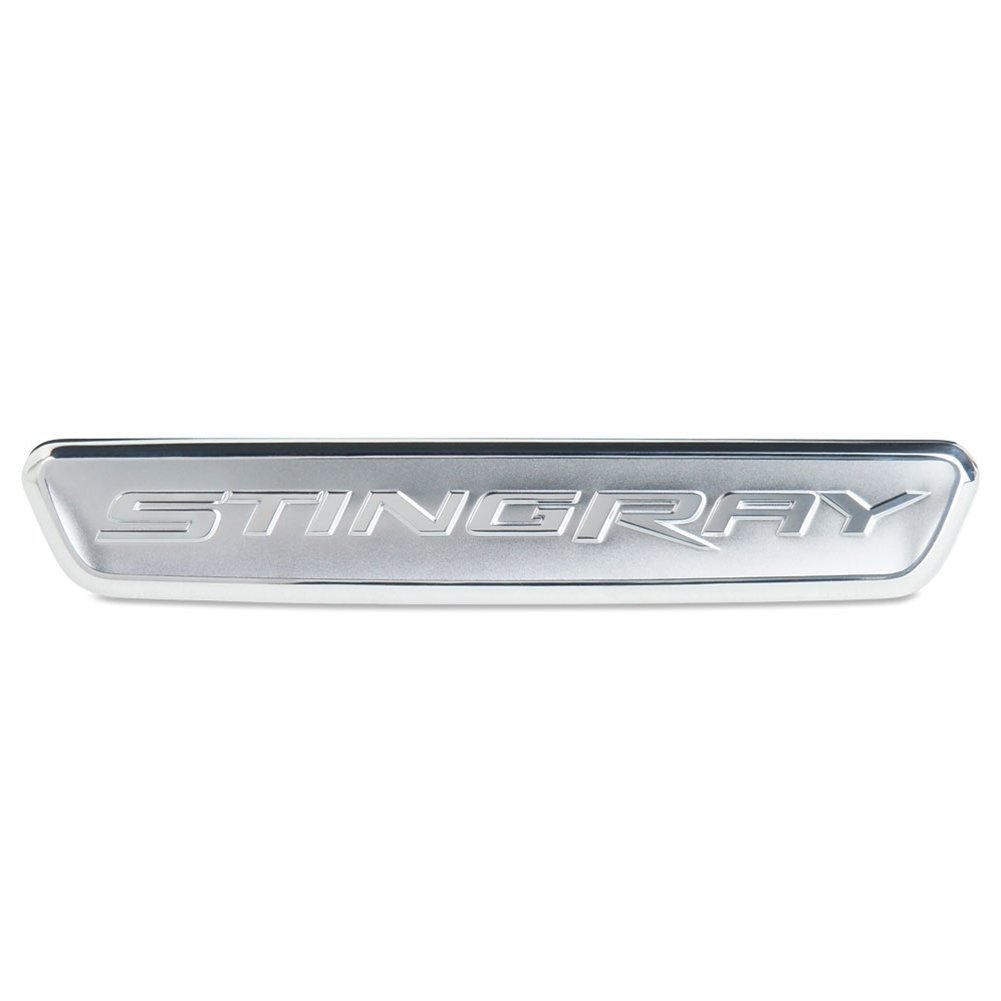C7 Corvette Stingray Interior Dash Trim Badge - Stingray Script : Chrome-SR1 Performance