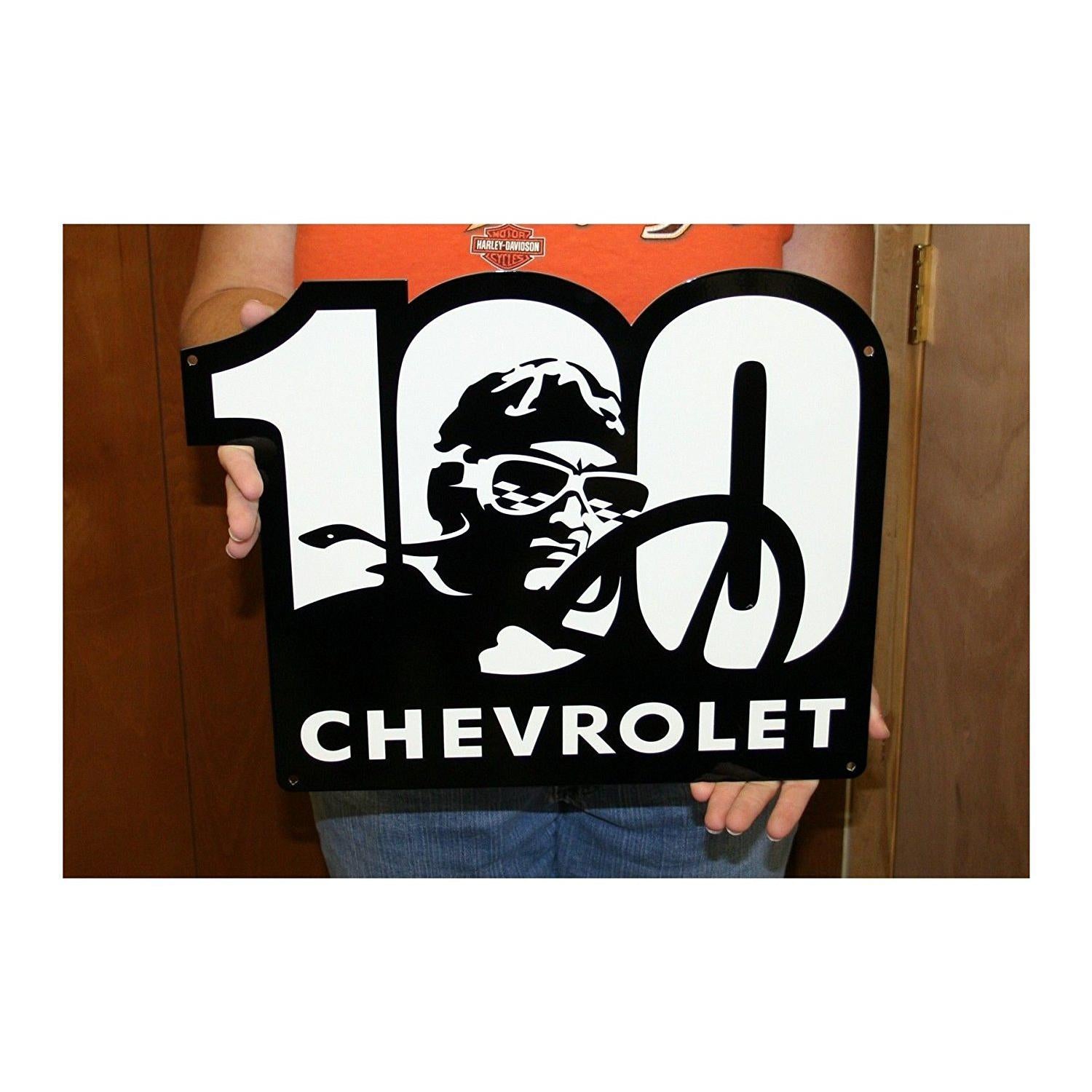 GM CHEVROLET Chevy Racing Centennial Sign 16" × 14"-SR1 Performance