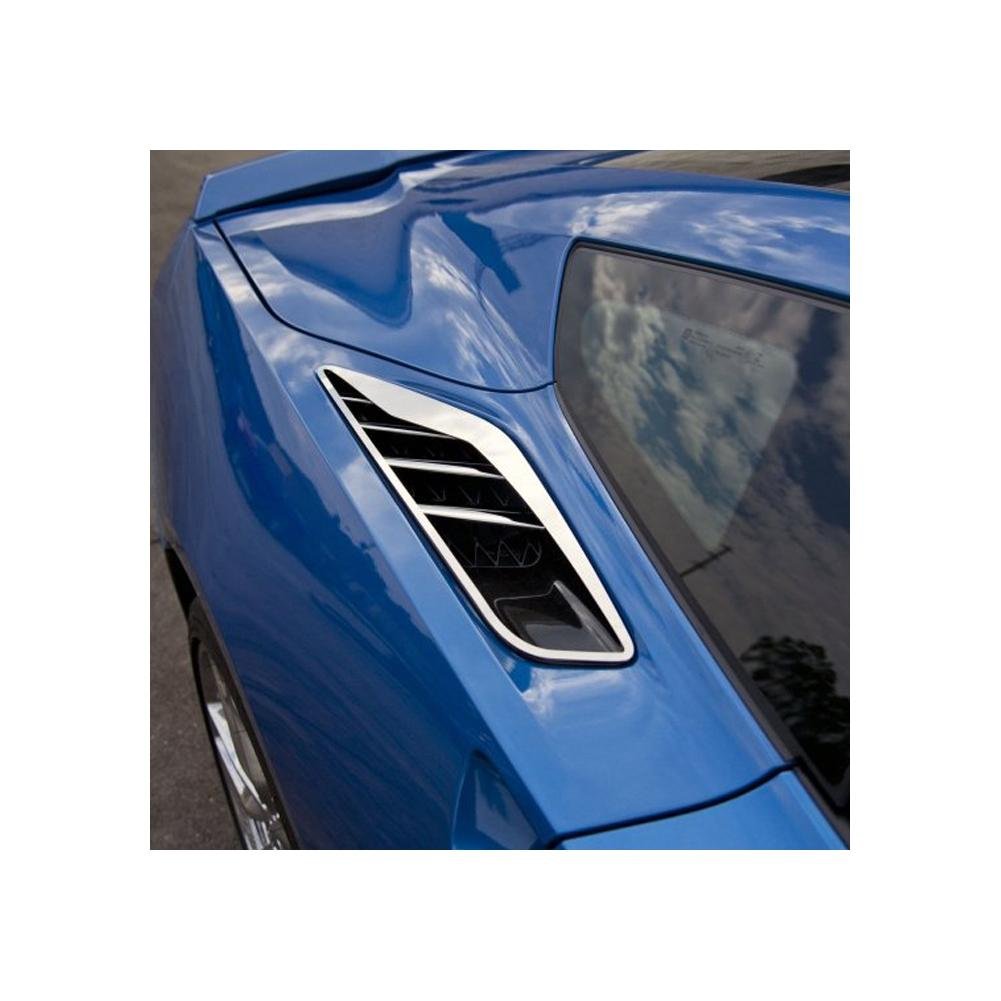 C7 Corvette Stingray Rear Quarter Vent Set 10Pc Polished-SR1 Performance