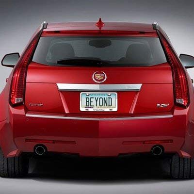 Cadillac License Plate Frame - Chrome with Double Logo & Script-SR1 Performance
