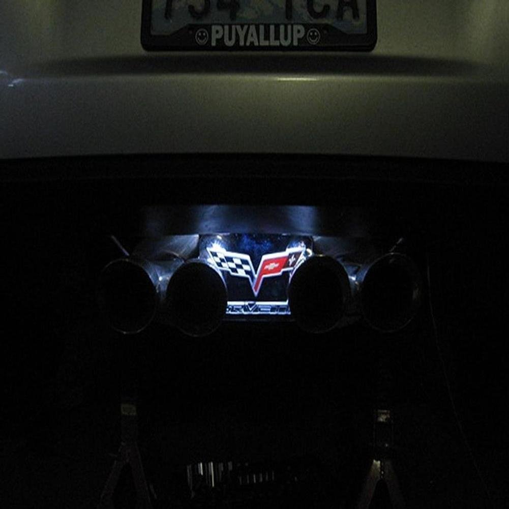 Corvette Exhaust Plate LED Lighting Kit : 2005-2013 C6 only (Orange)-SR1 Performance