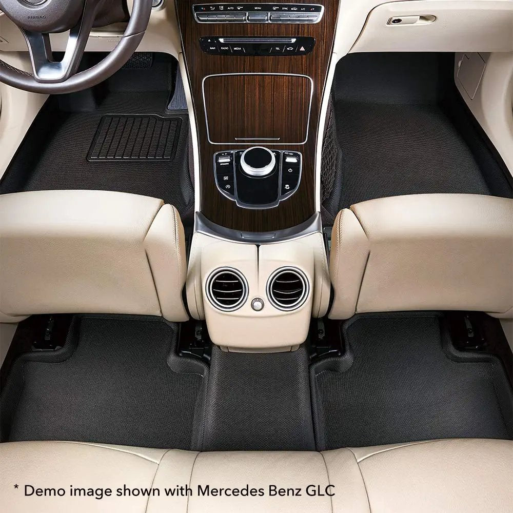 3D MAXpider All-Weather Floor Mats for Mercedes Benz C-Class Coupe (C205) / Sedan (W205) 2015-2020 Custom Fit Car Floor Liners, Kagu Series (1st Row, Black) (L1MB10211509)-SR1 Performance