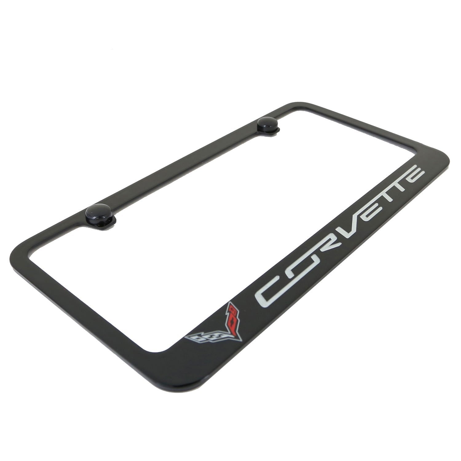 C7 Corvette License Plate Frame - Black-SR1 Performance