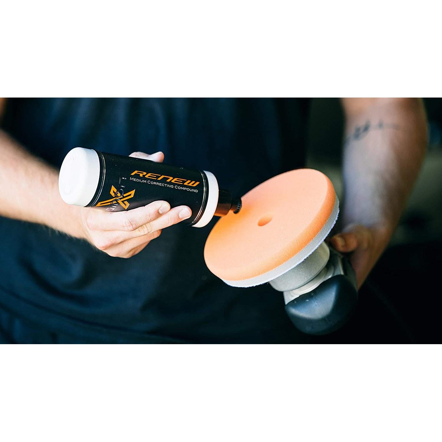 Liquid X Complete Medium Paint Correction DA Polishing Kit - Quickly Remove Scratches & Swirls-SR1 Performance