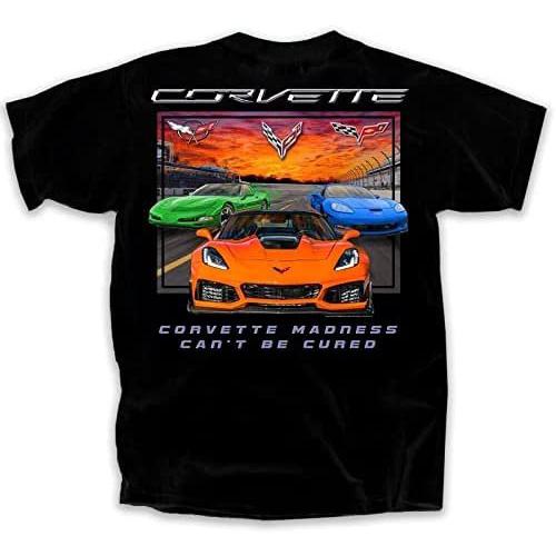 C7 Corvette Madness Can't Be Cured Tee Shirt - Black-SR1 Performance