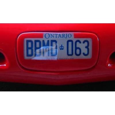 1997-2004 Corvette Front License Plate Cover-SR1 Performance