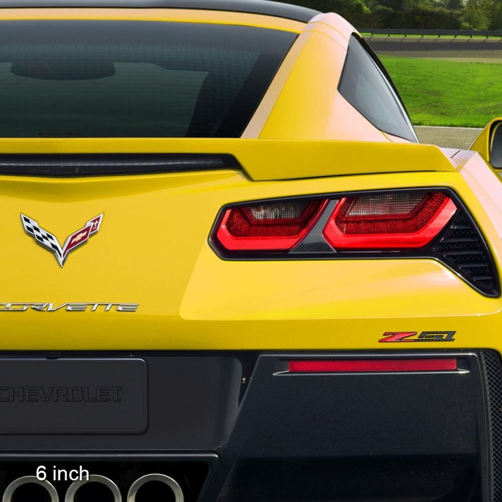 C7, C8 Corvette Z51 Badge Emblem - Domed - Carbon Fiber Look-SR1 Performance