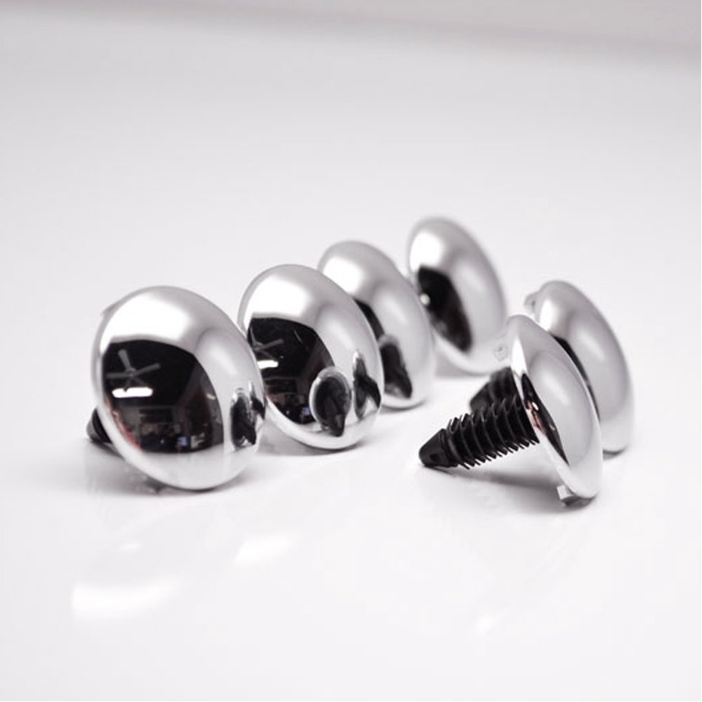 2014 C7 Corvette Stingray Hood Liner Fastener Set 6 Pc. - Chrome-SR1 Performance