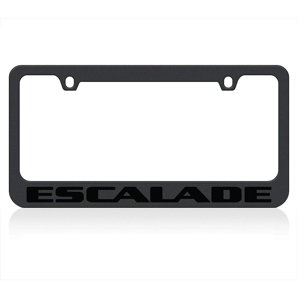 Cadillac Escalade Stealth Blackout License Plate Frame-SR1 Performance