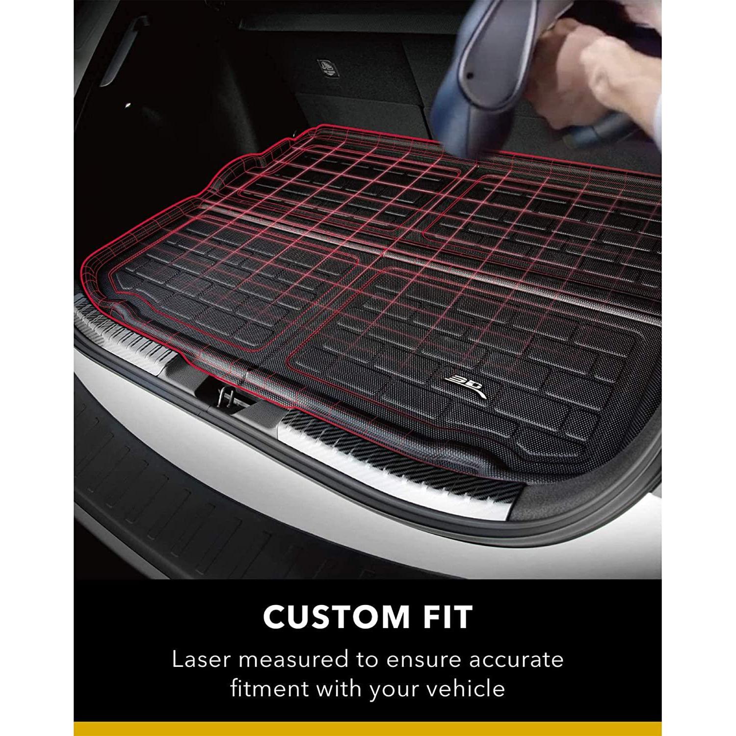 3D MAXpider Custom Fit All-Weather Cargo Liner for Select Mercedes-Benz GLC-Class Models - Kagu Rubber-SR1 Performance