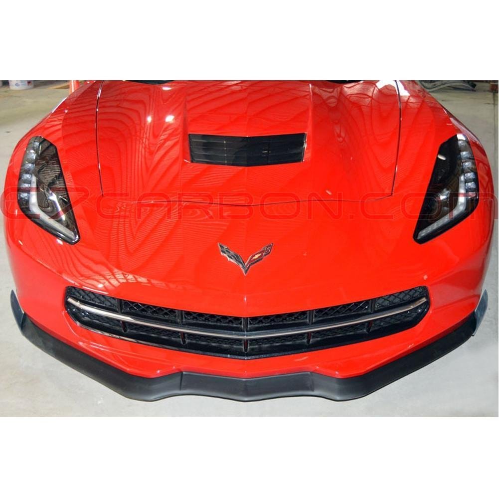 C7 Corvette Stingray GTX Front Splitter - Fiberglass-SR1 Performance