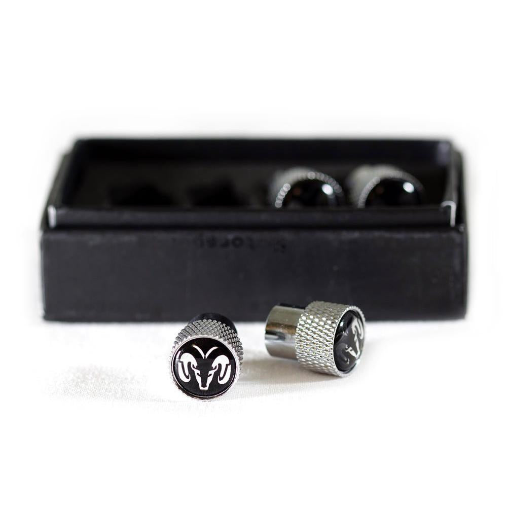 Dodge Ram Aluminum Knurled Valve Stem Caps-SR1 Performance
