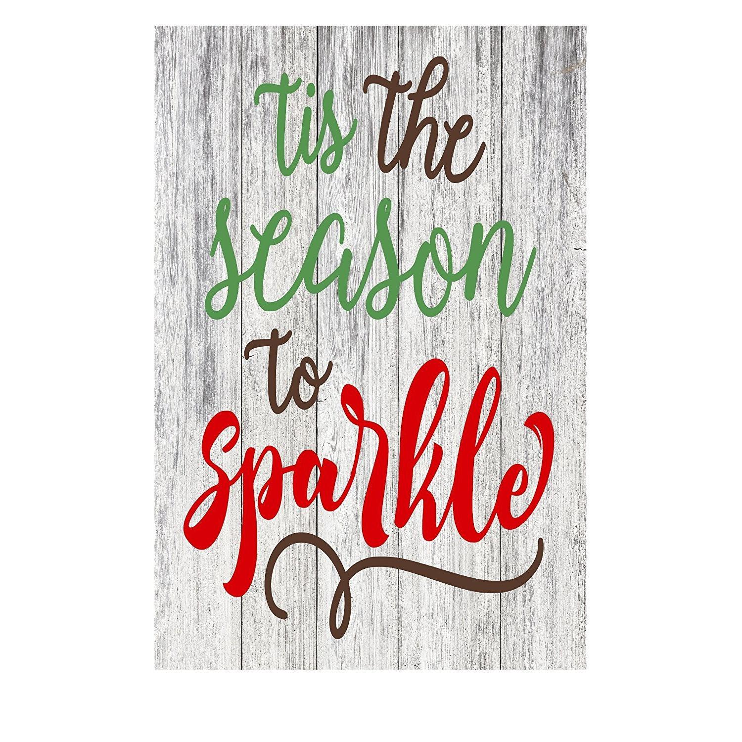 Christmas Quote Decor Metal Sign - 12" x 8"-SR1 Performance