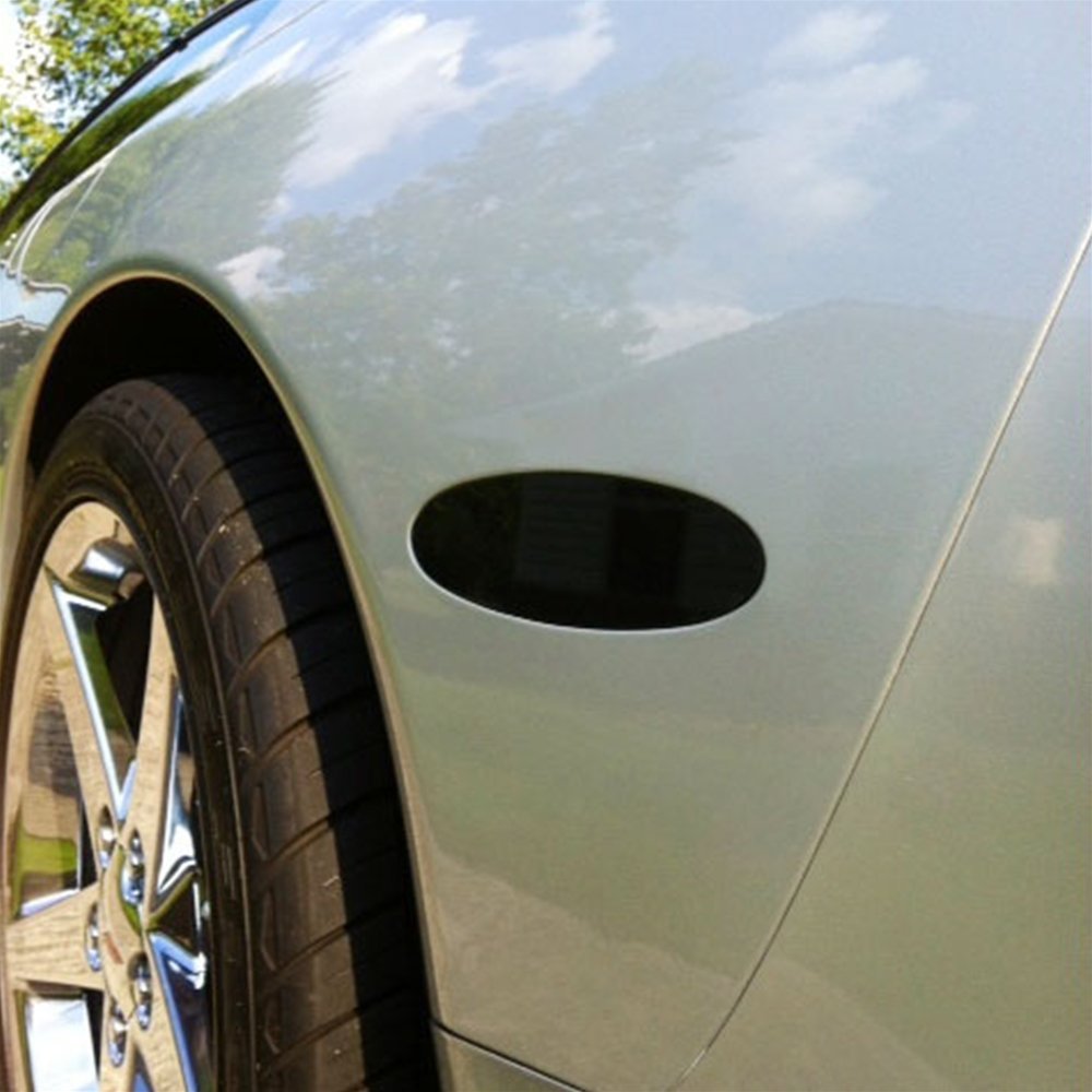Corvette Low Profile Acrylic Rear Side Marker Blackout Kit 2 Pc. : 1997-2004 C5 & Z06-SR1 Performance