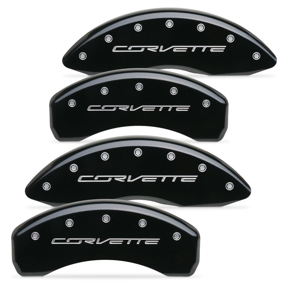 C7 Corvette Stingray Brake Caliper Cover Set with "CORVETTE" Script-SR1 Performance
