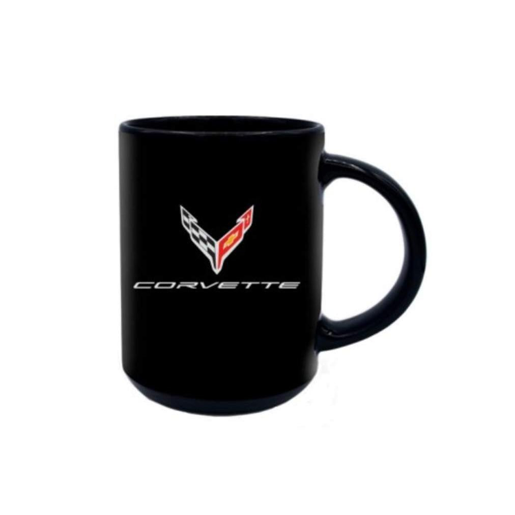 C8 Corvette Next Generation 15oz. Ceramic Coffee Mug - Black-SR1 Performance