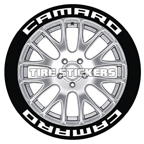 Camaro Tire Stickers - Permanent 1" (Camaro SS)-SR1 Performance
