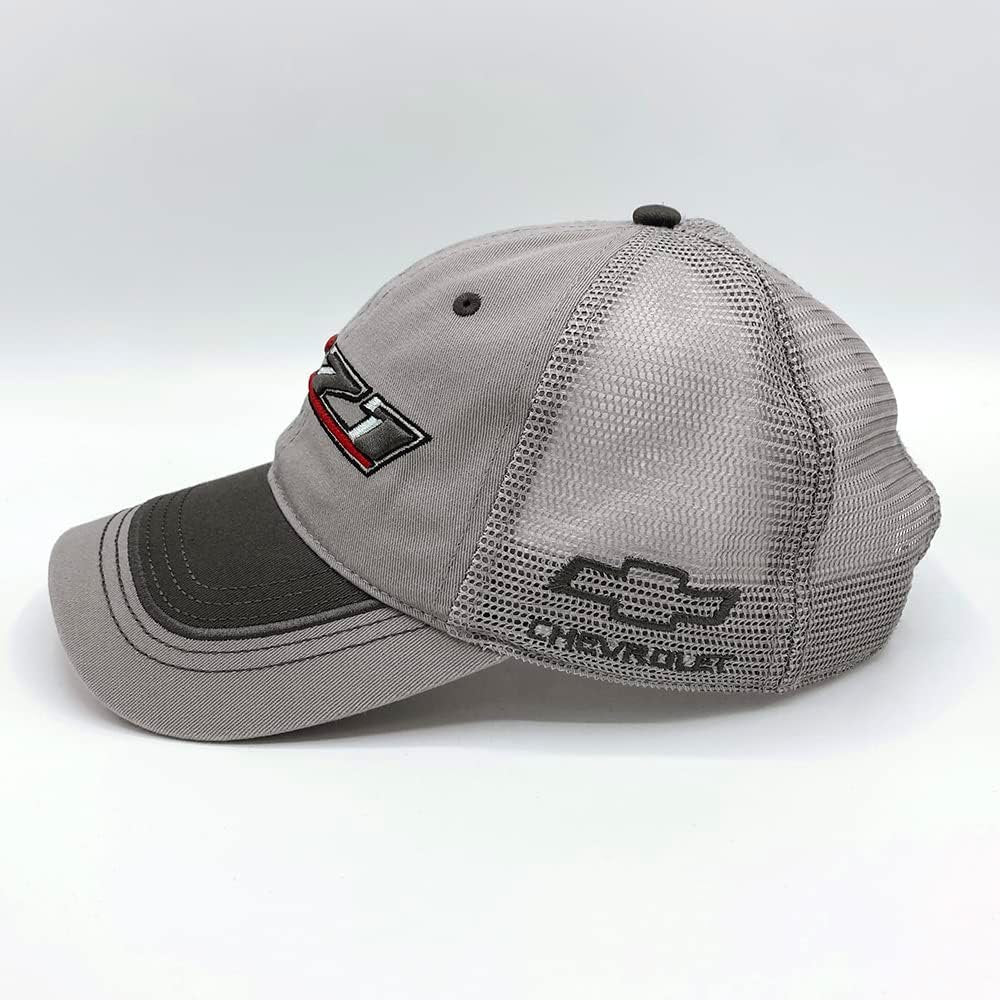 A-G-D Silverado Z71 Unstructured Gray Mesh Hat-SR1 Performance