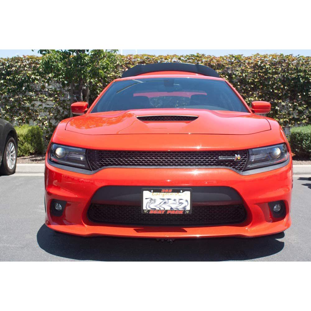 STO N SHO Front License Plate Bracket for 2018 Dodge Charger SRT 392, Hellcat, Scat Pack & 2017-2018 Daytona Alternate No Drill Option-SR1 Performance