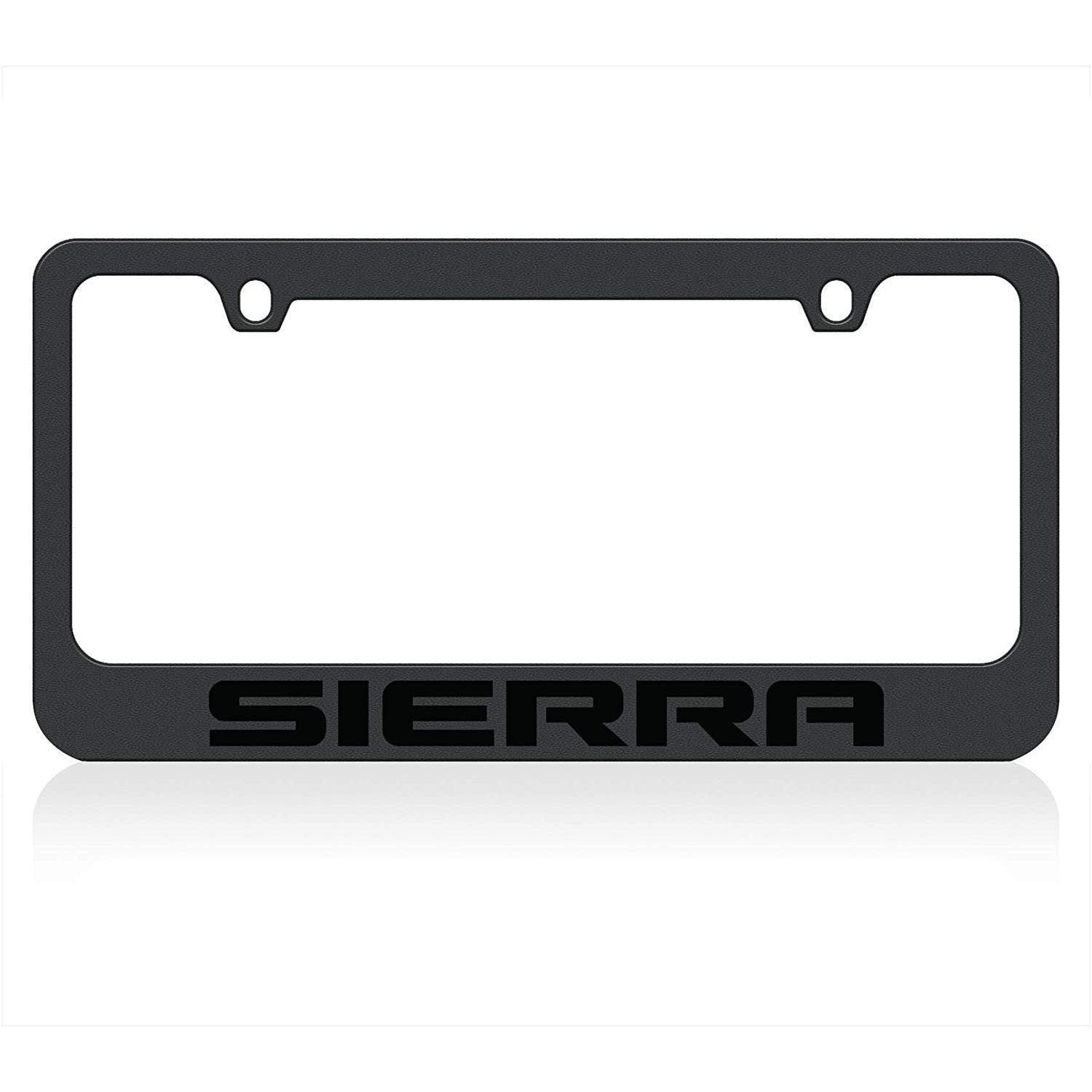 Sierra Stealth Blackout License Plate Frame-SR1 Performance