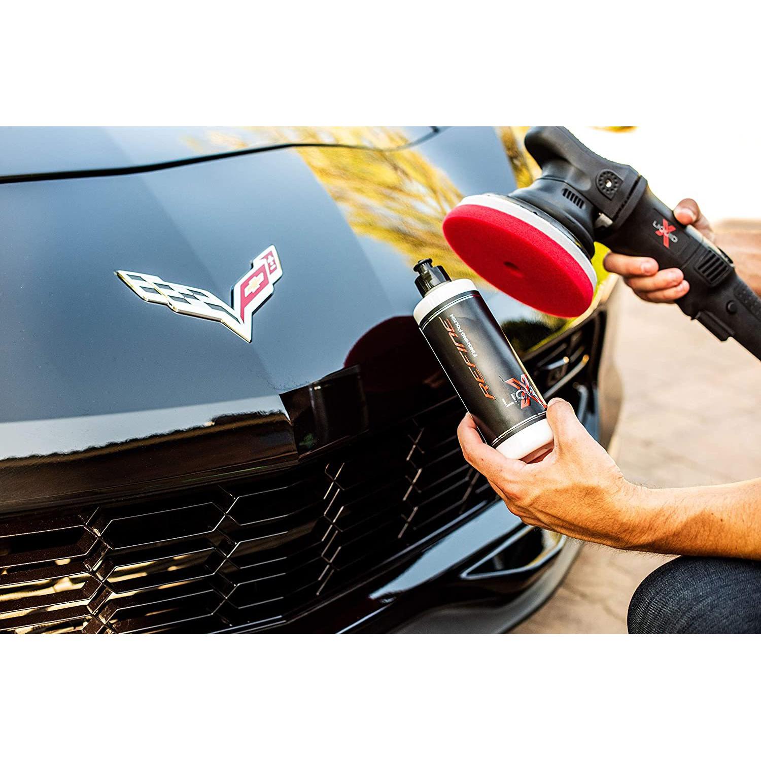 Liquid X Complete Medium Paint Correction DA Polishing Kit - Quickly Remove Scratches & Swirls-SR1 Performance