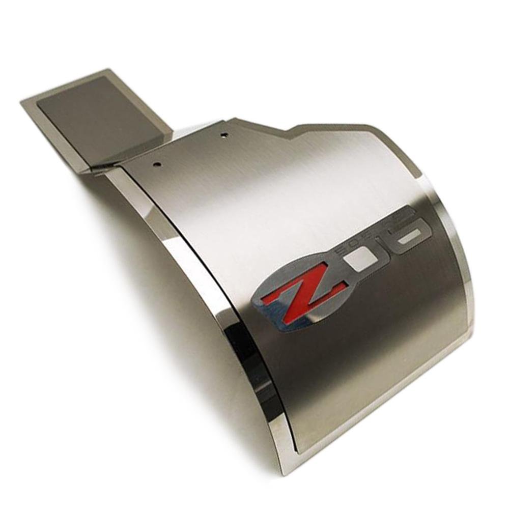 Corvette Alternator Cover - Stainless Steel : 2006-2013 C6 Z06-SR1 Performance