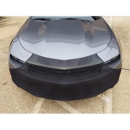 2010-13 Camaro Stretch Front Bra Nose Mask - Black-SR1 Performance
