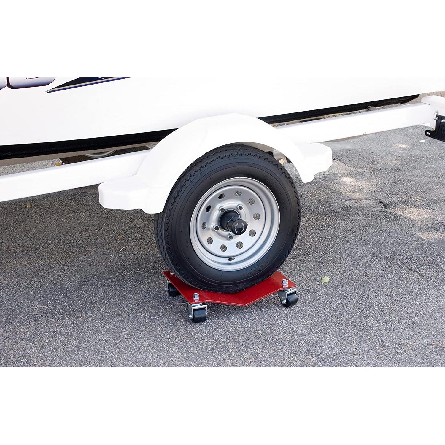 Auto Dolly Car Dollies 12in x 16in 10,000lbs Capacity - Set of 4 with Heavy Duty Casters-SR1 Performance