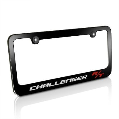 Dodge Challenger R/T License Plate Frame - Black-SR1 Performance