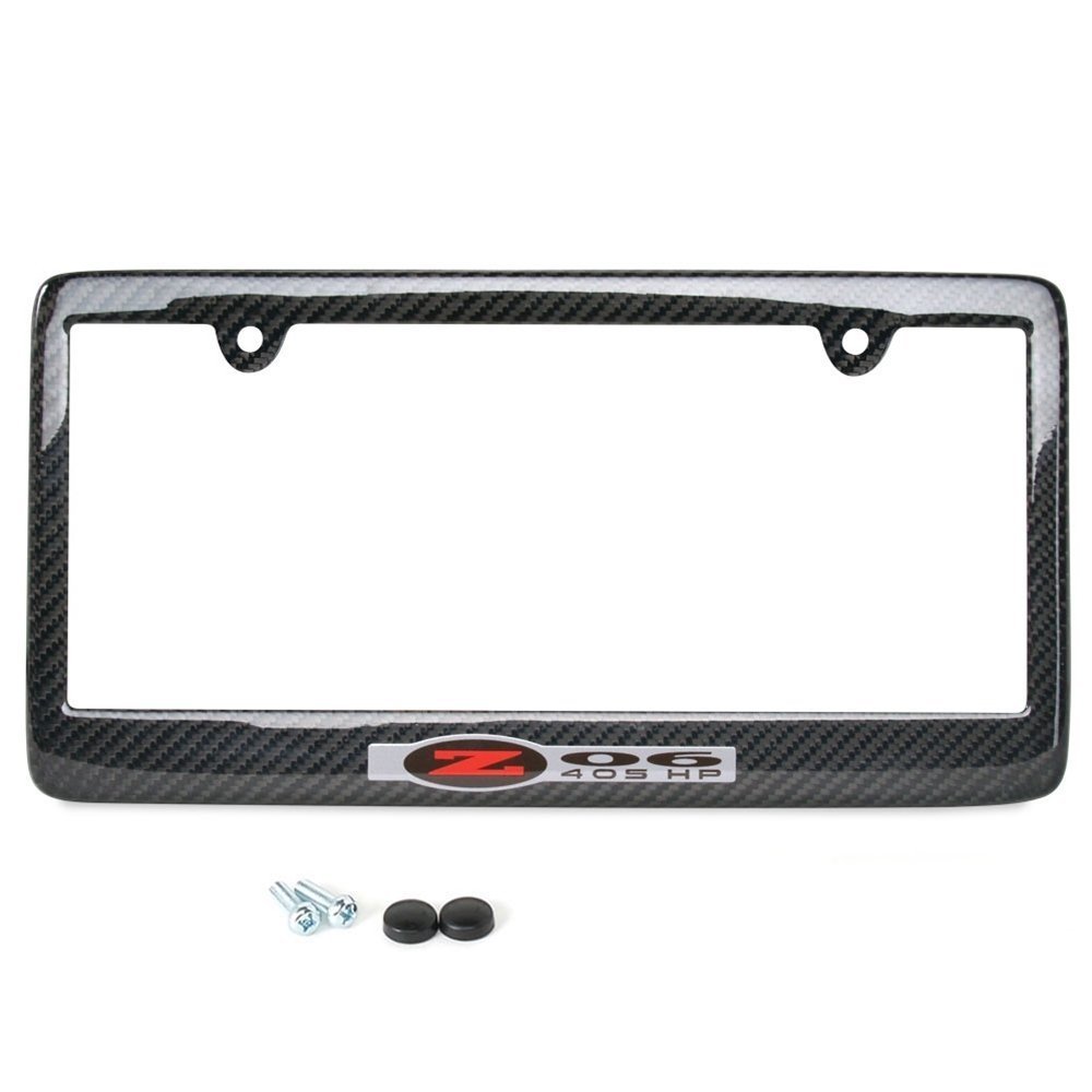 C5 Corvette License Plate Frame - Carbon Fiber-SR1 Performance