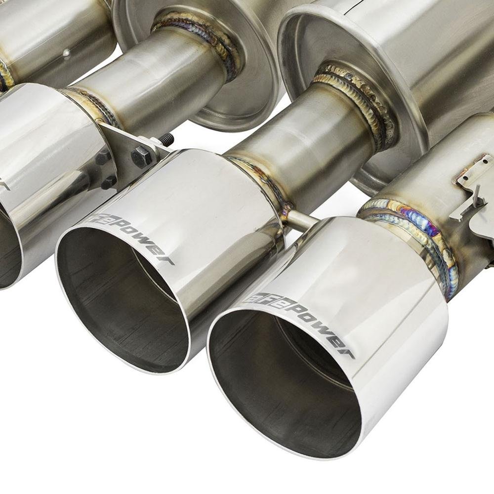 C7 Stingray, Z51, Grand Sport Corvette MACH Force-Xp 3" to 2-1/2" Axle-Back Exhaust System - aFe Power PFADT-SR1 Performance