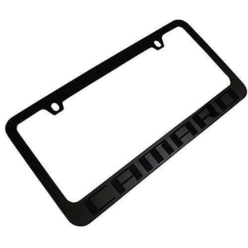 Camaro Stealth Blackout License Plate Frame-SR1 Performance