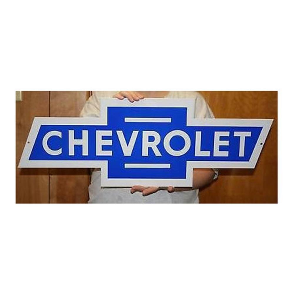 GM Chevrolet Vintage Chevy Bowtie Metal Sign-SR1 Performance
