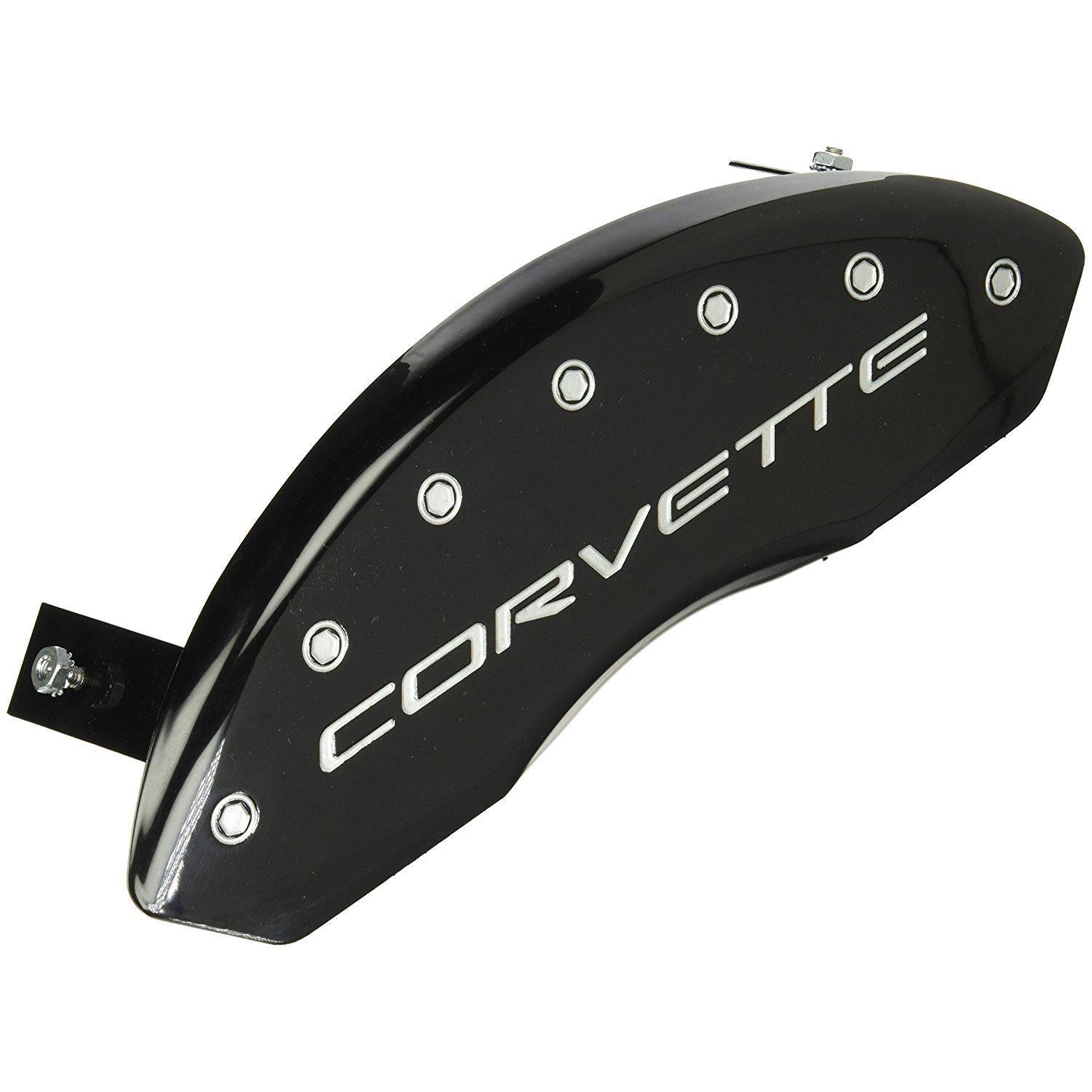 MGP Caliper Covers Chevrolet Corvette C6 2005 2006 2007 2008 2009 2010 2011 2012 (Licensed Logo) - Red-SR1 Performance