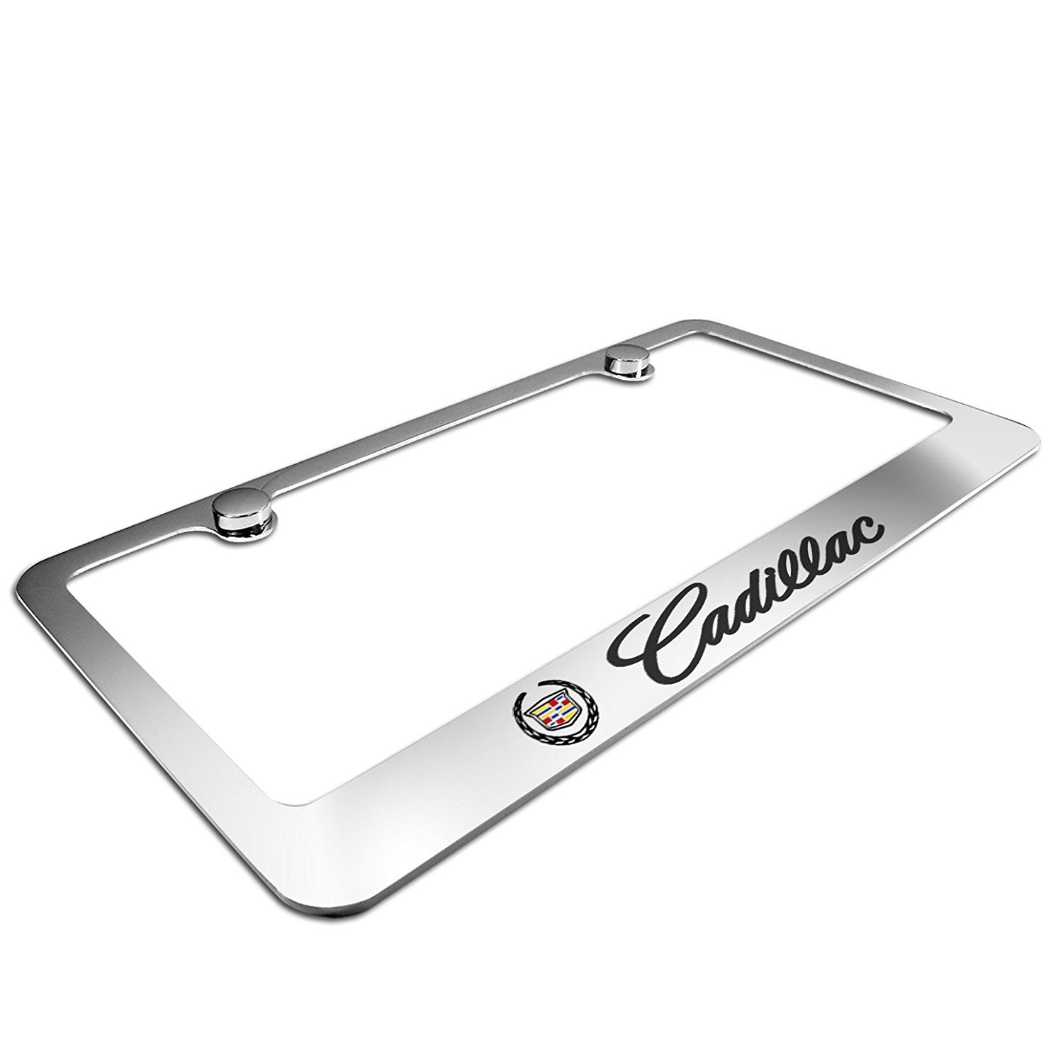 Cadillac License Plate Frame - Chrome-SR1 Performance