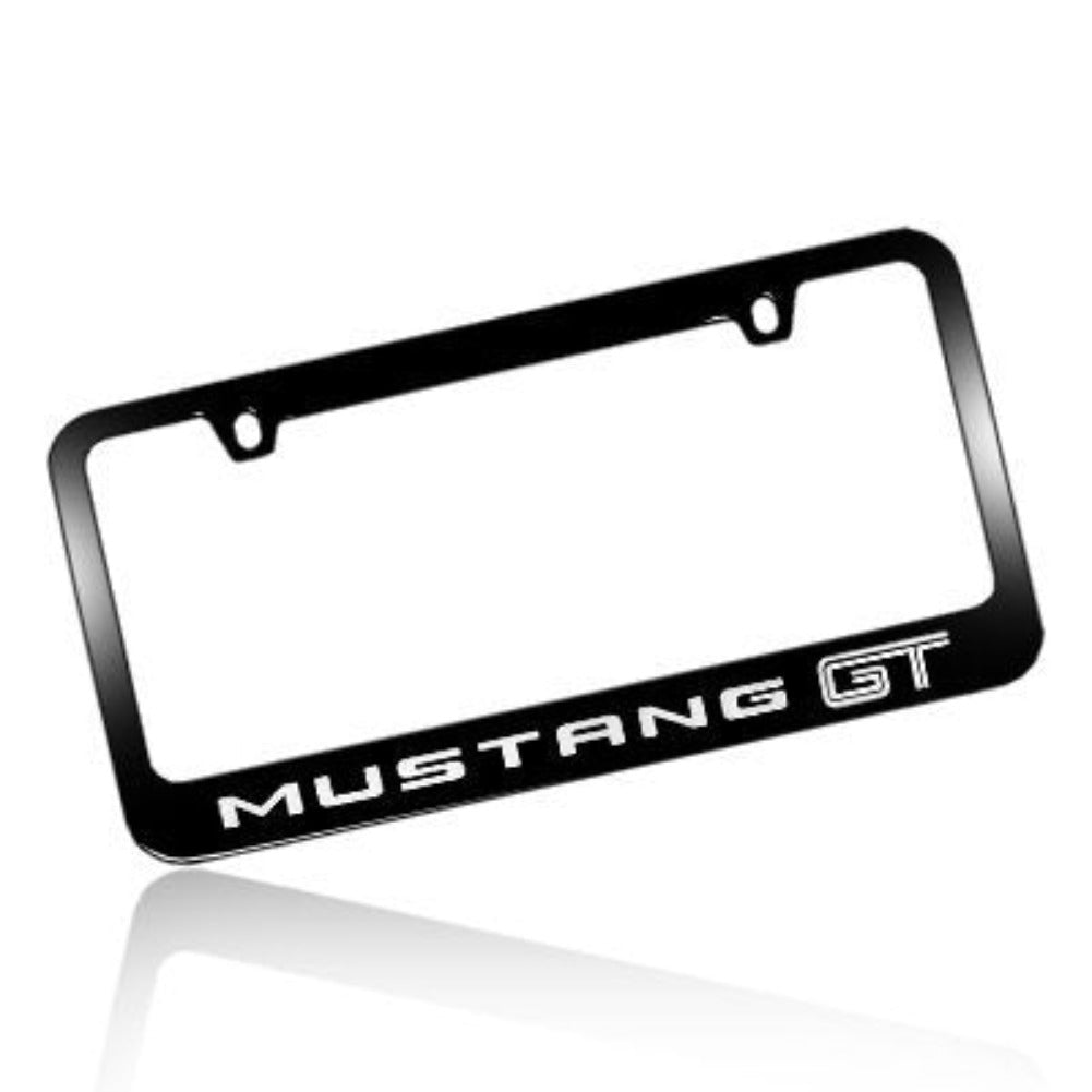 Ford Mustang GT License Plate Frame - Black-SR1 Performance