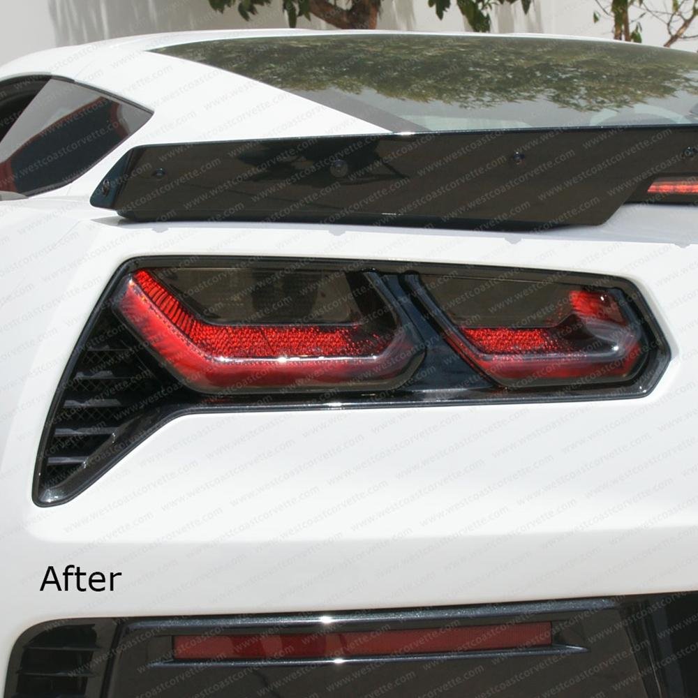 Corvette Blackout Kit - Molded Acrylic Rear Taillights : C7, Stingray, Z51, Z06, Grand Sport-SR1 Performance