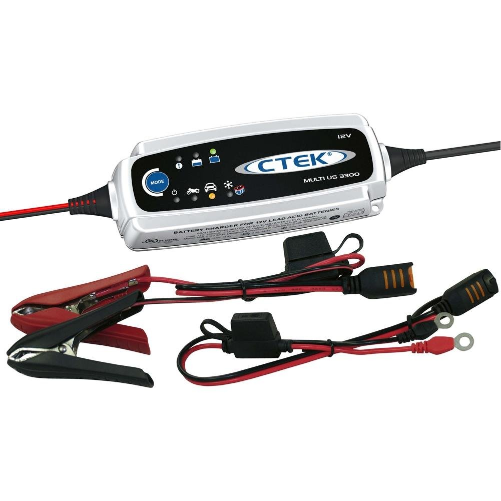 CTEK (56-158) MULTI US 3300 12 Volt Fully Automatic 4 Step Battery Charger-SR1 Performance
